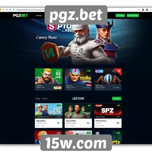 Interface do usuário do pgz.bet é intuitiva